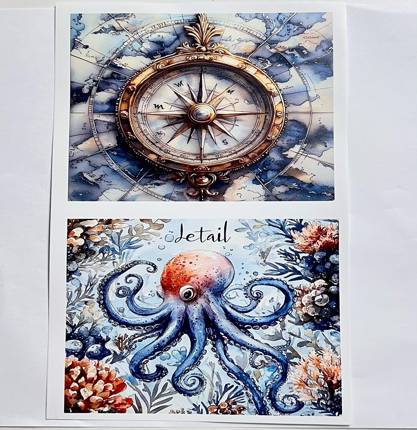 P-4 Underwater legend paper (photo paper A5 size)