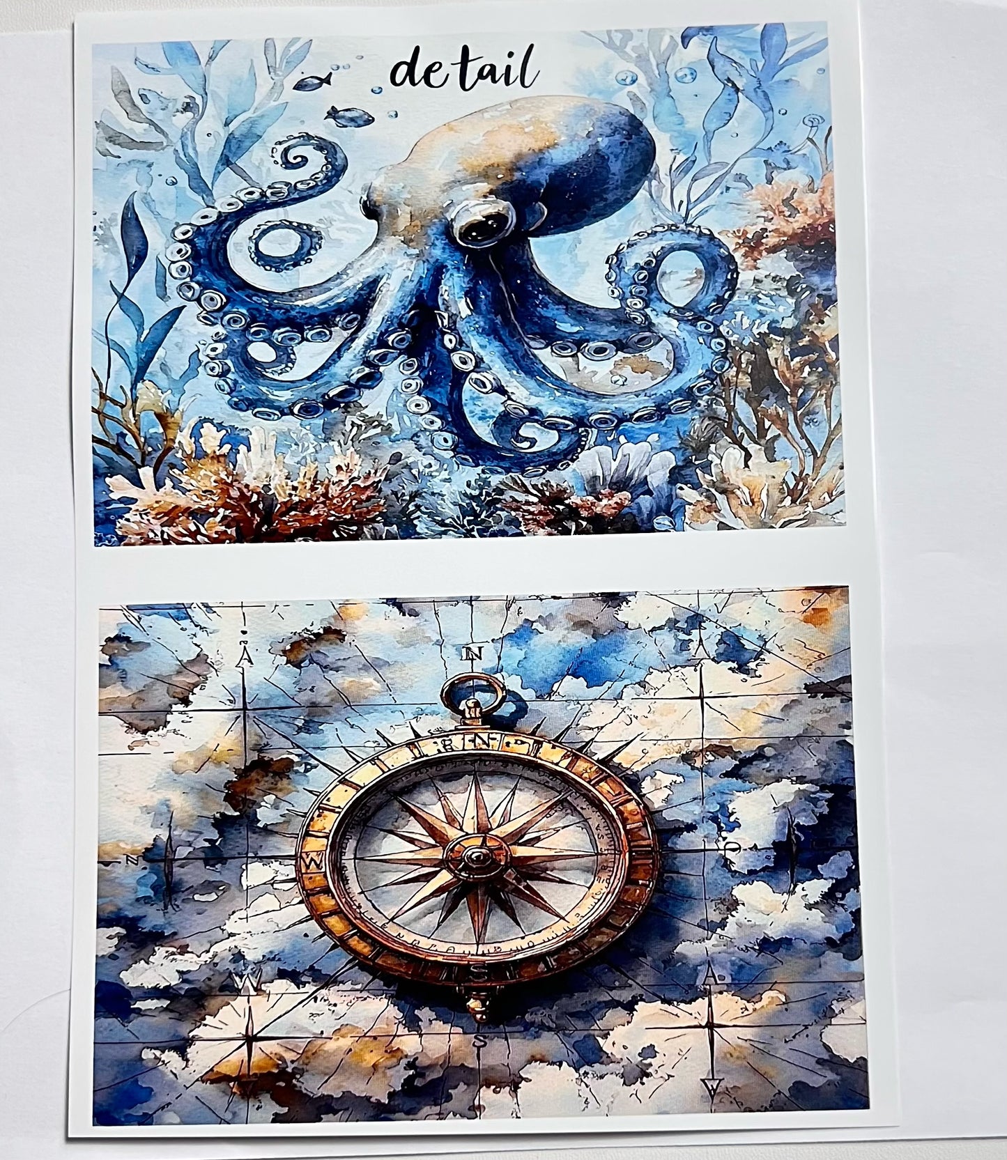 P-4 Underwater legend paper (photo paper A5 size)