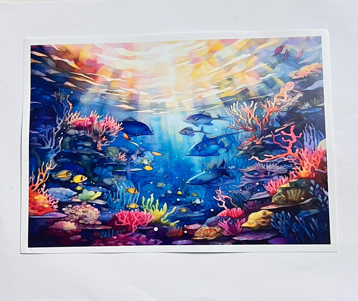 P-5 Underwater World paper( photo paper,A5 size)