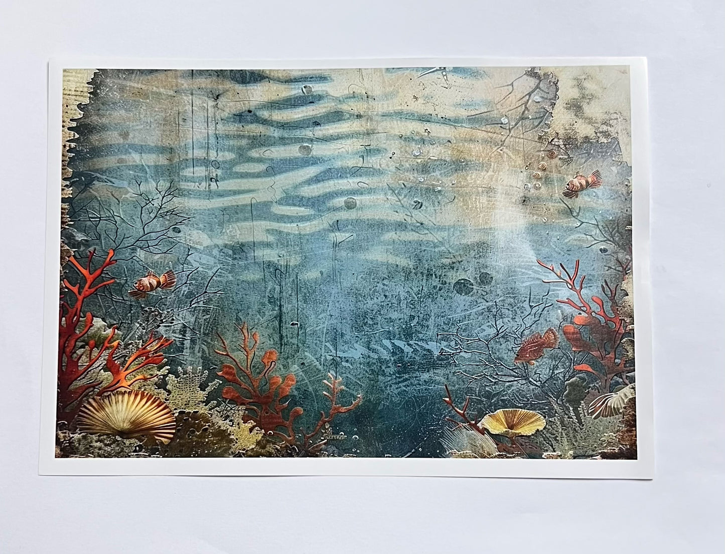 P-5 Underwater World paper( photo paper,A5 size)