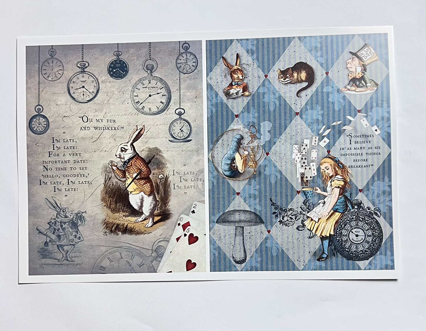 P-2 Alice paper (photo paper A5 size)