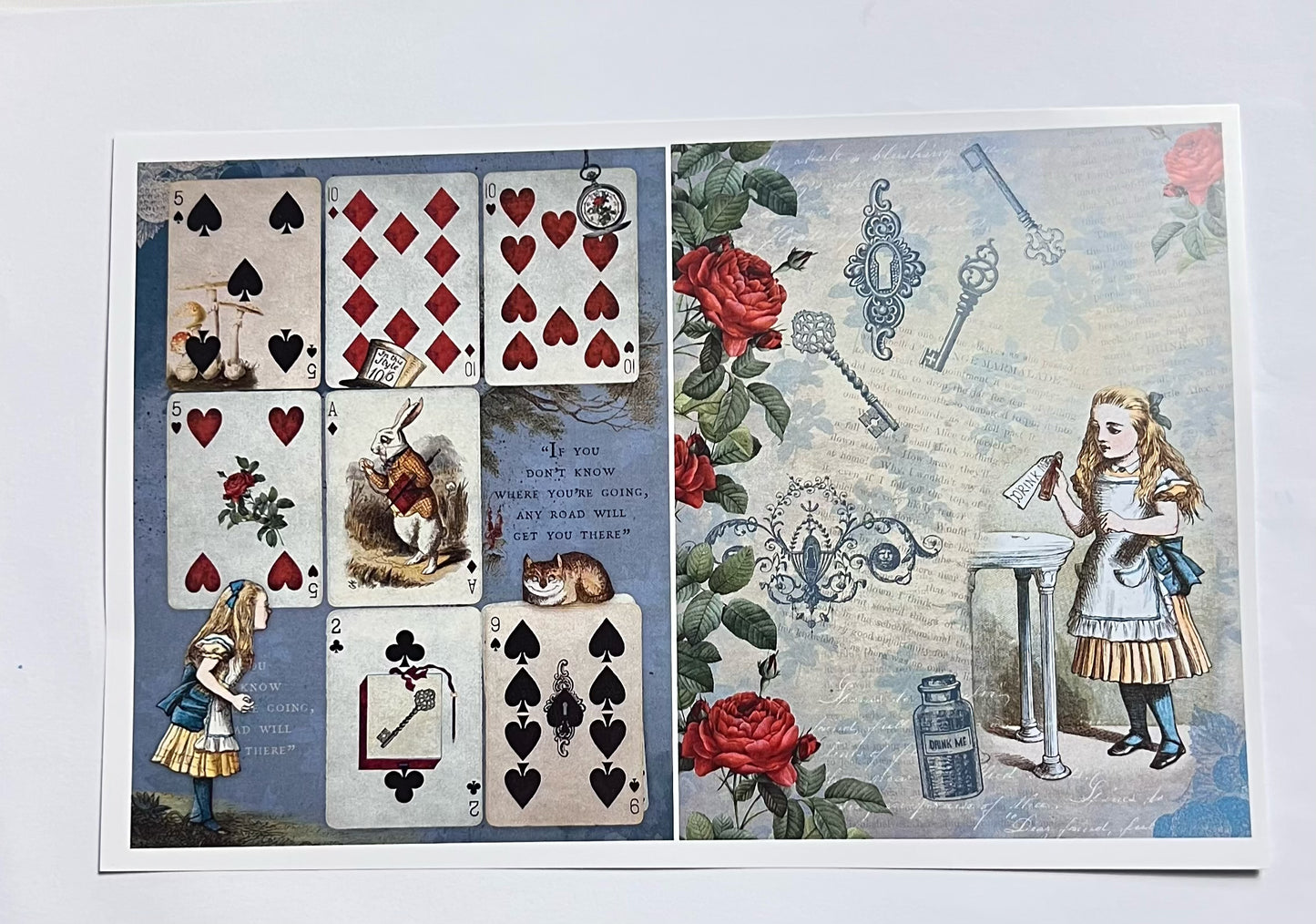 P-2 Alice paper (photo paper A5 size)