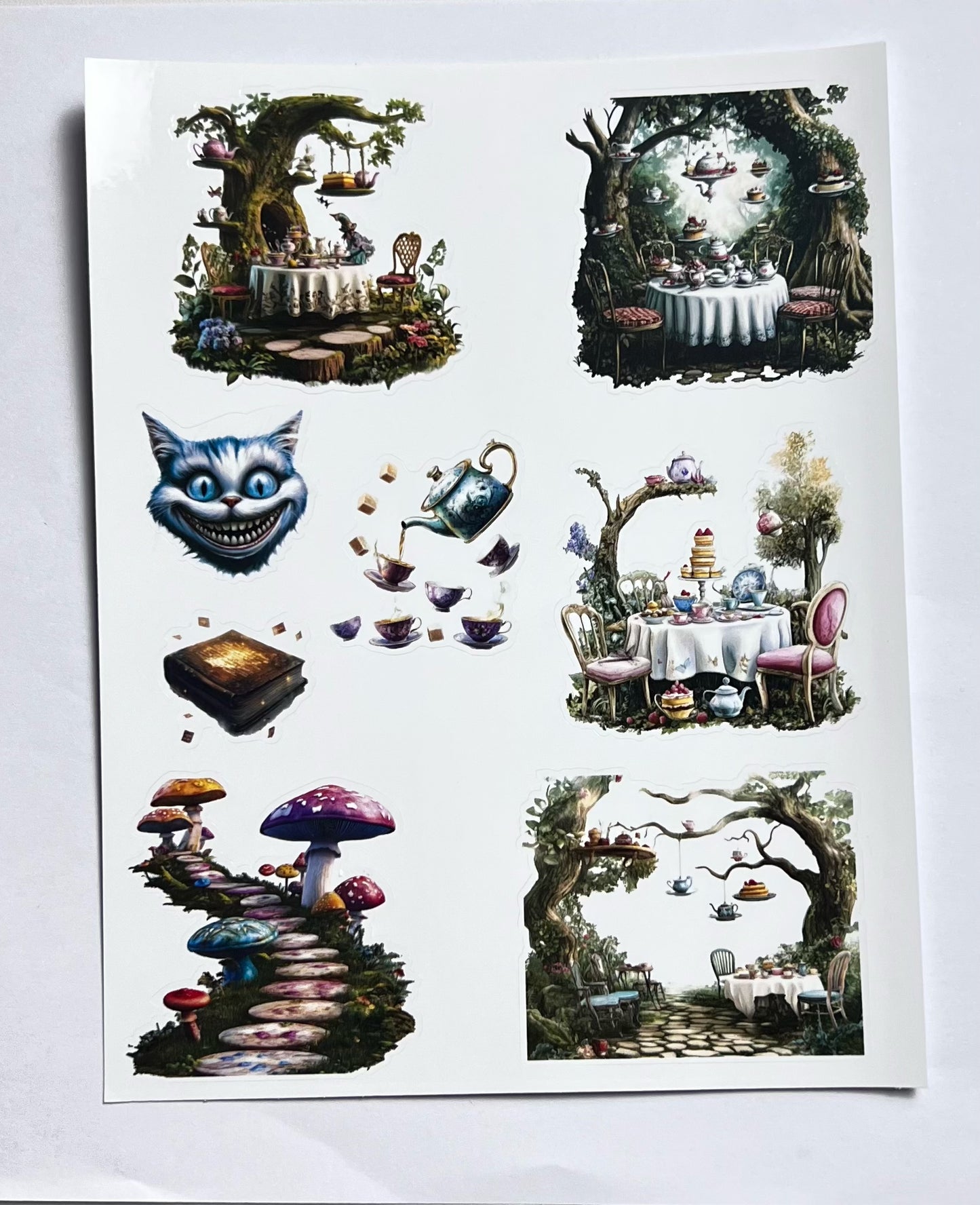 S-82 Alice sticker (glossy paper precut sticker) 14*18cm each piece