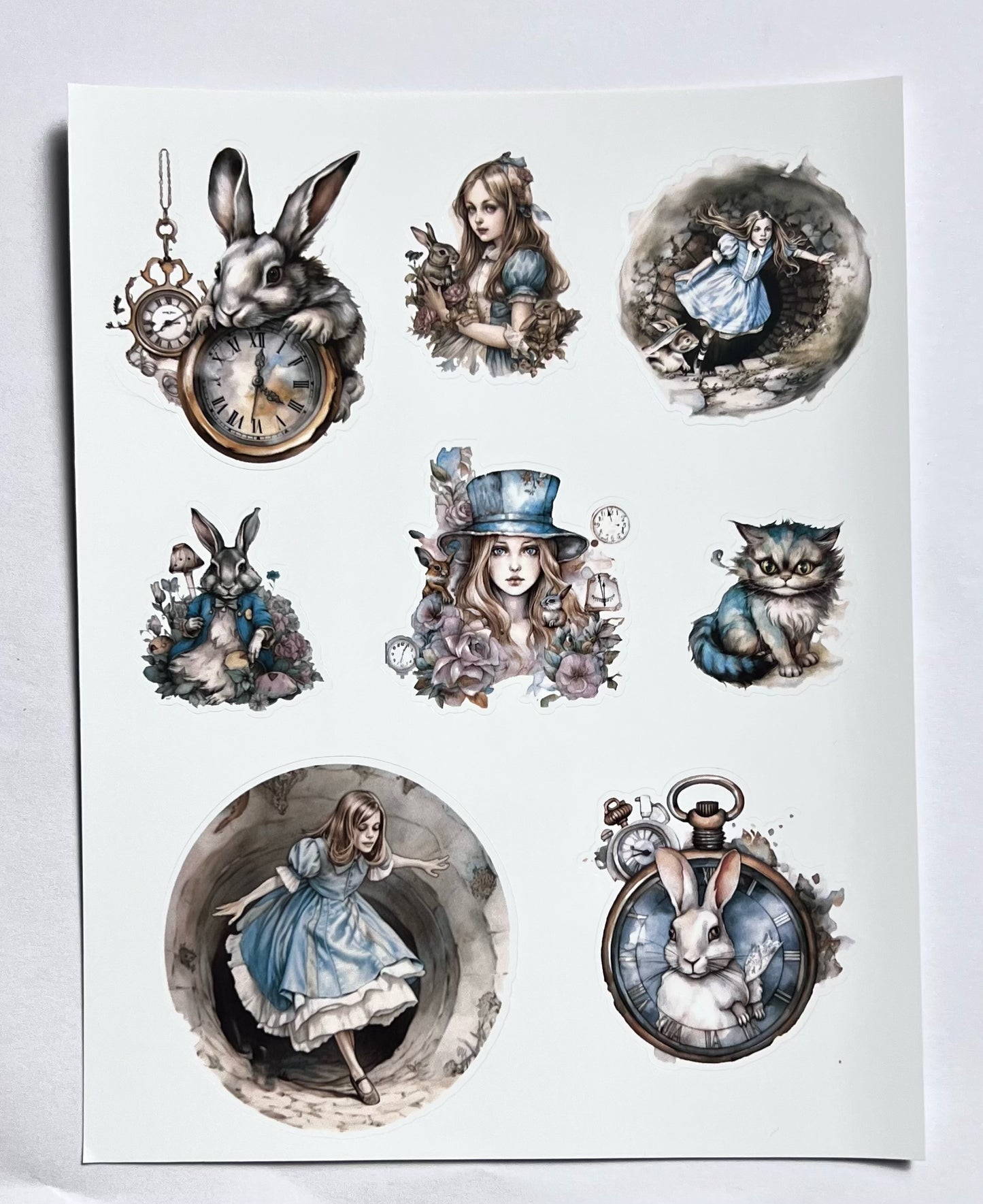 S-82 Alice sticker (glossy paper precut sticker) 14*18cm each piece