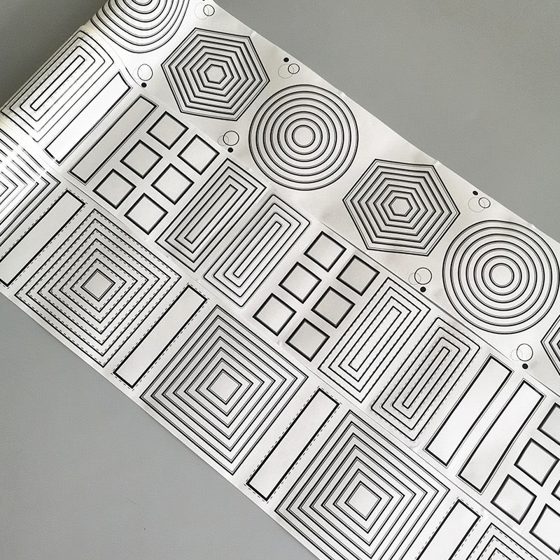 T-13 geometric precut washi tape