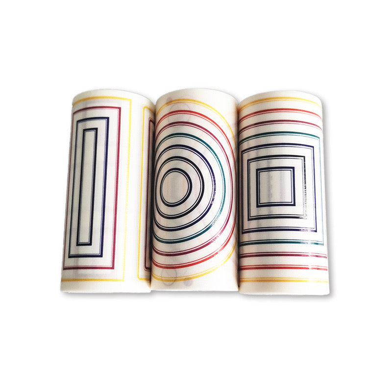 T-13 geometric precut washi tape