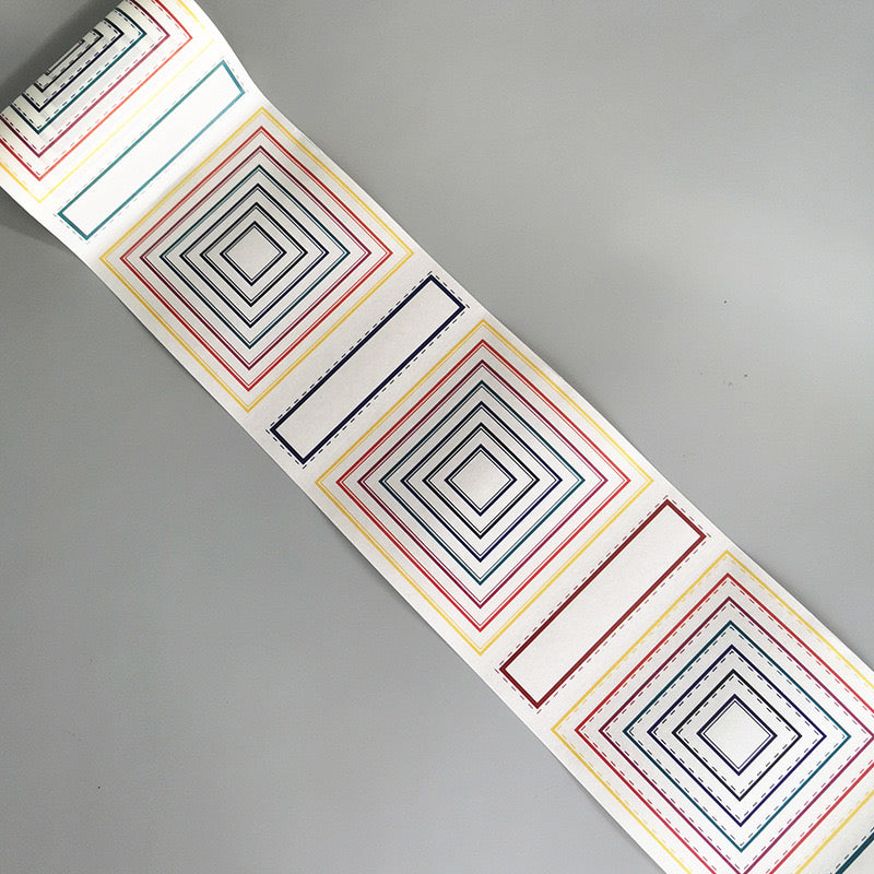 T-13 geometric precut washi tape